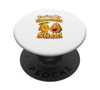You’re My Sweetest Slice - Cute Cartoon Fruit Love Design PopSockets Adhesive PopGrip
