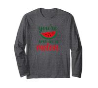 You’re One in a Melon Juicy Pun Design Ripe with Personality Long Sleeve T-Shirt