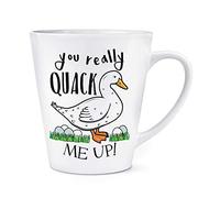 You Really Quack Me Up Duck 12oz Latte Mug Cup