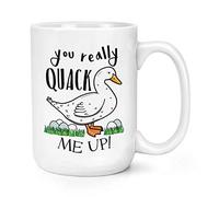 You Really Quack Me Up Duck 15oz Large Mug Cup