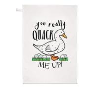 You Really Quack Me Up Duck Tea Towel Dish Cloth