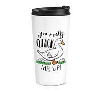 You Really Quack Me Up Duck Travel Mug Cup
