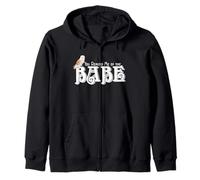 You Remind Me of the Babe, Barn Owl Zip Hoodie
