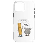 You Rock You Rule Funny Teacher Ruler Rock Pun Art Case for iPhone 16 Pro Max