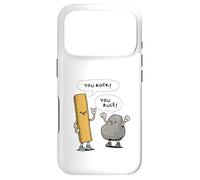 You Rock You Rule Funny Teacher Ruler Rock Pun Art Case for iPhone 17 Pro