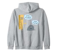 You Rock You Rule Funny Zip Hoodie