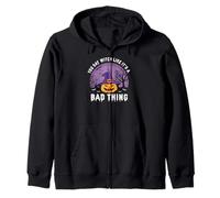 You Say Witch Like It’s a Bad Thing Halloween Fun Zip Hoodie