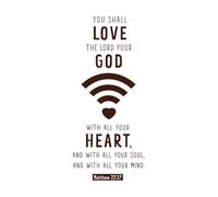 You Shall Love The Lord Your god Wall Decals Paster Paper 48x109.3cm Car Body Decoration Coffee