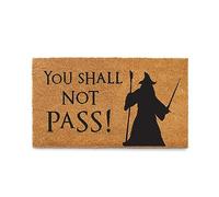 You Shall Not Pass Doormat 36x24 Inch Doormat With Non-Slip Rubber Backing Flannel Floor Mat | Gift Ideas| Gifts for Her