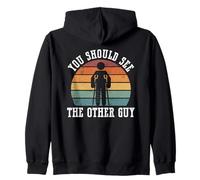 You Should See The Other Guy - Broken Leg Injury Zip Hoodie