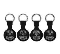 You Sir Are A Wanker Silicone Case Compatible with AirTag Holder Cover with Keychain Ring