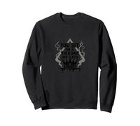 You Sit on a Throne of Lies - Gothic Crown Sweatshirt, Adult Unisex, Black, M