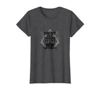 You Sit on a Throne of Lies - Gothic Crown T-Shirt, Women, Dark Heather Grey, XS