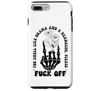 You Smell Like Drama a Headache Go Away F Off Middle Finger Case for iPhone 7 Plus/8 Plus