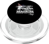 You Smell Like Drama and a Headache Heifer T-Shirt Funny Cow PopSockets PopGrip for MagSafe