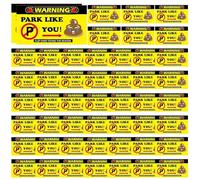 You Suck at Parking Cards | Parking Cards Warning Sign | 50X Funny You Parked Like an Idiot, Bad Notes Business, Car Accessories Prank Stuff