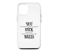 You Suck Balls Coworker Leaving Work Will Suck Without You Case for iPhone 12/12 Pro