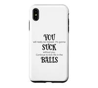 You Suck Balls Coworker Leaving Work Will Suck Without You Case for iPhone XS Max
