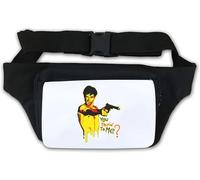 You Talkin to Me Waist Bag Fanny Pack White