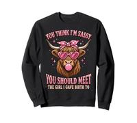 You Think I'm Sassy You Should Meet The Girl I Gave Birth To Sweatshirt