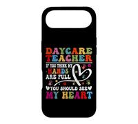 You Think My Hands Are Full See Heart Cute Daycare Teacher Case for iPhone Air