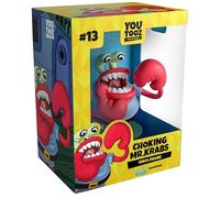 You Tooz Choking Mr Krabs 3.6" Inch Vinyl, Official Licensed Choking Mr. Krabs Collectible from Spongebob Squarepants by Youtooz Spongebob Squarepants Collection