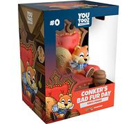 You Tooz Conker, 4.8" Conker's Bad Fur Day Vinyl Figure, High Detailed Collectible Figure Conker Collection, Blue,red