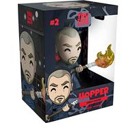 You Tooz Jim Hopper 4.4" inch Vinyl Figure, Stranger Things Jim Hopper Collectible Figure by Youtooz Stranger Things Collection, Black