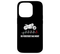You understand the not motorcycle silhouette with ECG gears Case for iPhone 14 Pro