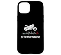 You understand the not motorcycle silhouette with ECG gears Case for iPhone 15 Plus