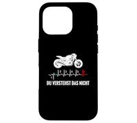 You understand the not motorcycle silhouette with ECG gears Case for iPhone 16 Pro
