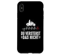 You understand the not motorcycle silhouette with ECG gears Case for iPhone XS Max