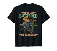 You’ve Just Buttered Your Last Biscuit - Outlaw Cowboy Dog T-Shirt