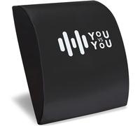 You vs You Abdominal Mat, Thick Padded Ab Exercise Mat, Non-Slip Sit Up Mat, Stability Training, Sit-ups and Core Exercise Abs, Sweat Proof and Easy to Clean (Black)