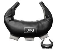 You vs You Bulgarian Power Bag for Weightlifting and Core Fitness, Sand Filled Weight Training Bag, Fitness Bag for Functional Fitness Exercises, Sturdy for Home Workouts (8kg)