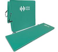You vs You Gym Mat, Tri-Folding 6ft Gym, 5cm Thick Foldable Exercise Gymnastics Equipment, Non-Slip Tumble Crash Mat for Kids, Sweatproof, Fold to Store & Carry, 183cm x 5cm