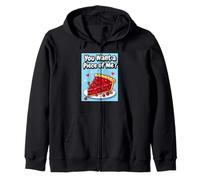 You Want a Piece of Me Cherry Pie Zip Hoodie