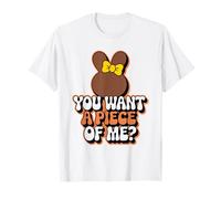 You Want A Piece of Me Easter Bunny Chocolate T-Shirt