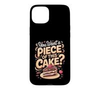 You Want a Piece of This Cake Chocolate Cake Dessert Case for iPhone 15 Plus