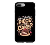You Want a Piece of This Cake Chocolate Cake Dessert Case for iPhone 7 Plus/8 Plus