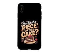 You Want a Piece of This Cake Chocolate Cake Dessert Case for iPhone XS Max