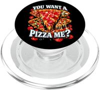 You Want A Pizza Me Ironic Bootleg Meme Style Dad Joke PopSockets PopGrip for MagSafe