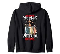 You wanted style? You got cat hair Zip Hoodie