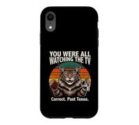 You Were All Watching The Tv Correct Past Tense Case for iPhone XR