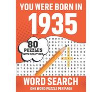 You Were Born In 1935: Word Search Puzzle Book
