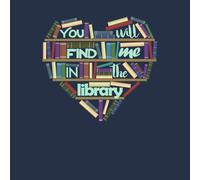 You Will Find Me In The Library Women's T-Shirt - Navy - S - Navy