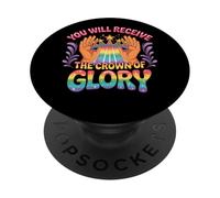 You Will Receive The Crown Of Glory Rainbow PopSockets Adhesive PopGrip
