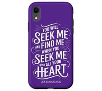 You Will Seek Me & Find Me Jeremiah 29:13 Bible Mysticism Case for iPhone XR