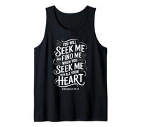 You Will Seek Me & Find Me Jeremiah 29:13 Bible Mysticism Tank Top