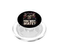 YOU WOT MATE BRITISH SHORTHAIR CAT GRUNGE DISTRESSED FUNNY PopSockets PopGrip for MagSafe